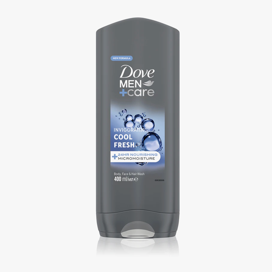 Dove Mencare Cool Fresh Body and Face Wash | 250ml