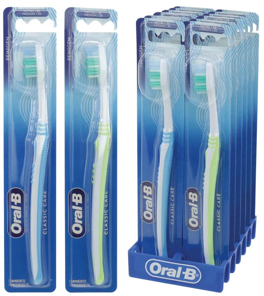 ORAL-B Zahnbürste Classic Care Kurzkopf | Mittel
