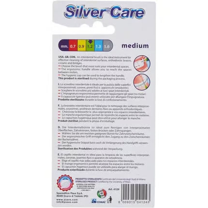 6 Stück Interdentalbürstchen 1,2mm | Mittel ISO 3