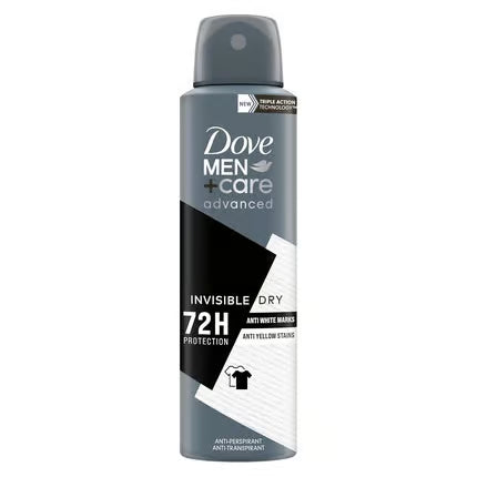 Dove Men + Care Invisible Dry Spray | Fleckenlos | 150 ml