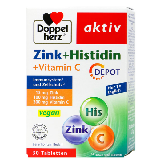 Doppelherz Zink + Histidin Depot | 30 Tabletten